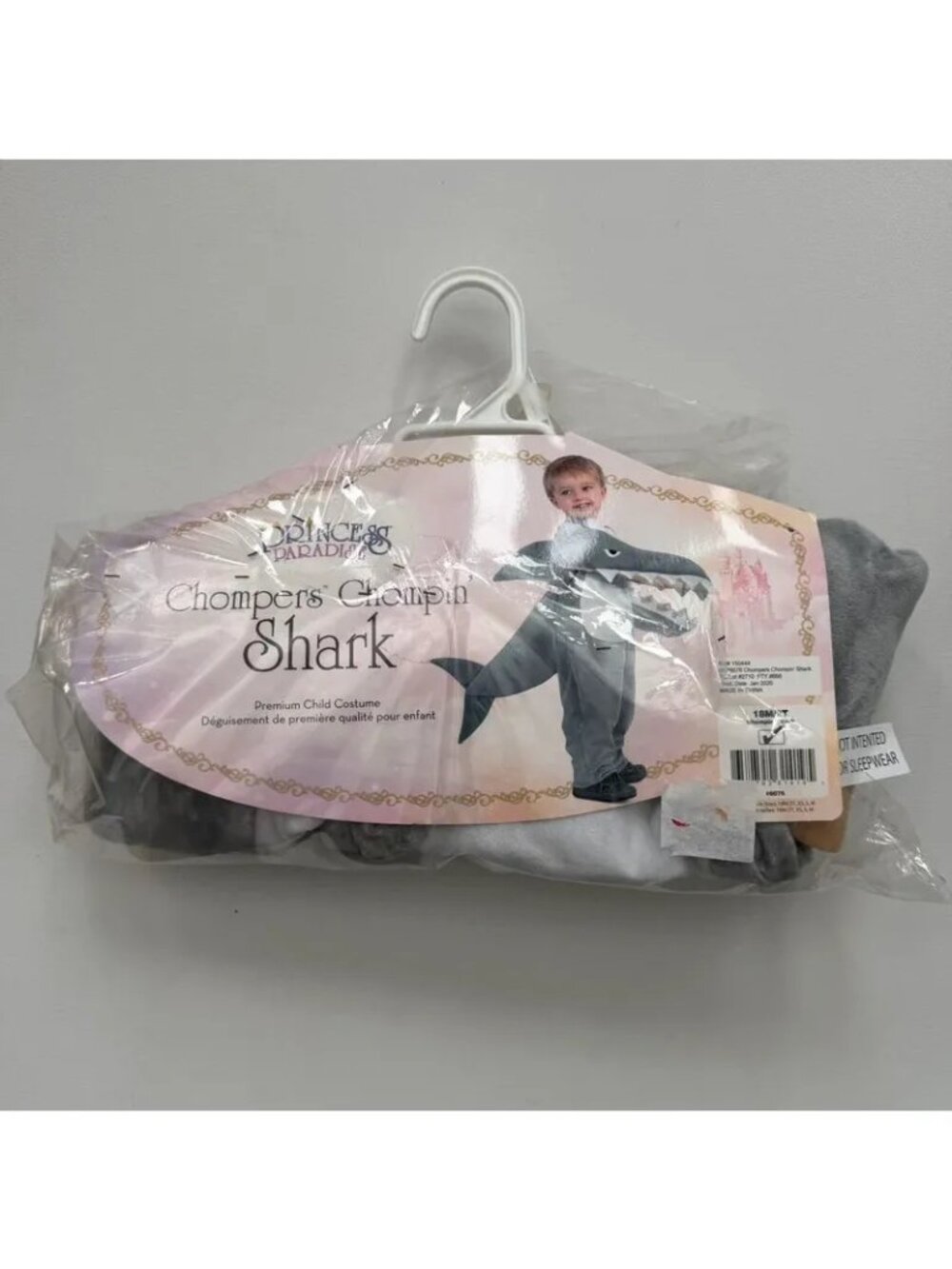 Princess Paradise Toddler Shark Costume Size 18-24 Months
